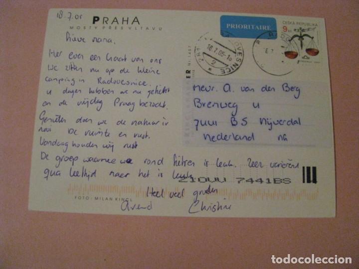Postales: POSTAL DE REP. CHECA. PRAGA. ED. KINCL & HAUNER. - Foto 2