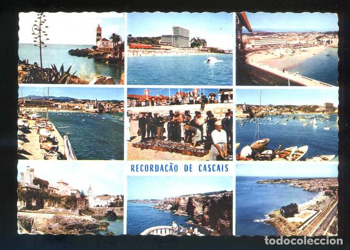 Postkarten: Portugal. Cascais. Escrita.