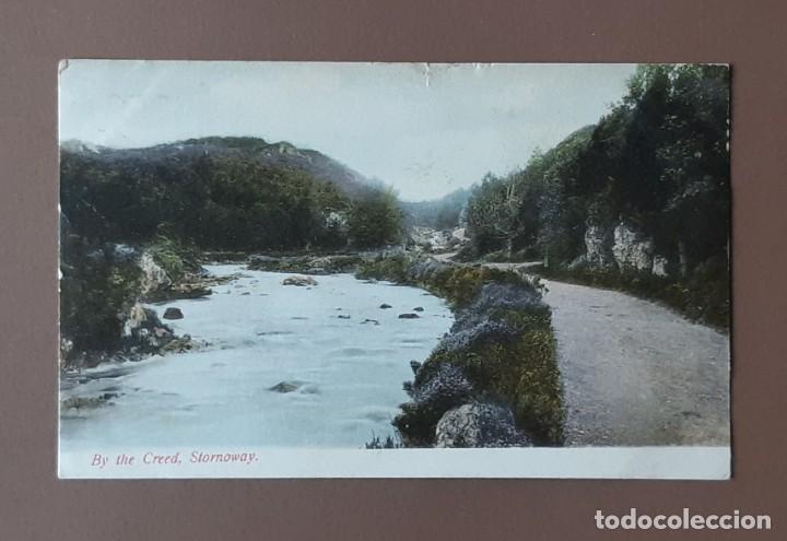 Postales: POSTAL BY THE CREED. STORNOWAY. G.W.W. POSTCARD. CIRCULADA EN 1904. DESTINO PLYMOUTH.