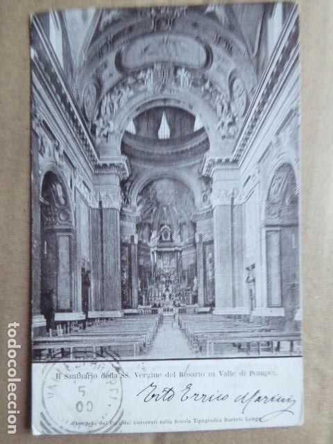 Postales: POSTAL - CARTOLINA - POSTCARD. POMPEYA - POMPEI. SANTUARIO DE LA VERGINE DEL ROSARIO. TIP. BARTOLO