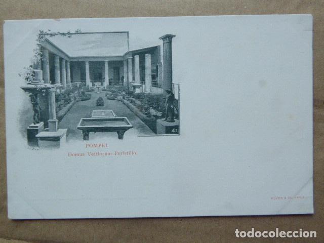 Postales: POSTAL - CARTOLINA - POSTCARD. POMPEYA - POMPEI. DOMUS VETTIORUM. DORSO SIN DIVIDIR.