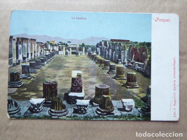 Postales: POSTAL - CARTOLINA - POSTCARD. POMPEYA - POMPEI. LA BASILICA. DORSO SIN DIVIDIR.