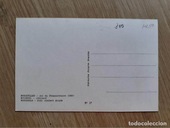 Postales: TARJETA POSTAL - BRUSELAS - PARQUE DEL CINQUANTENAIRE - Foto 2
