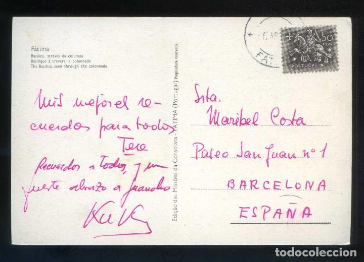 Postales: Portugal. F&aacute;tima. Circulada. - Foto 2
