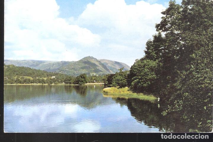 Cartoline: Grasmere Lake and Helm Crag.England. Stamp . Sello.