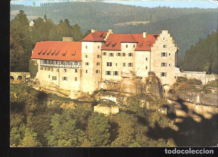 Cartoline: Burg Rabenstein. Hotel und G&auml;steaus.Ahorntal Fr&auml;nk Schweiz. Germany. Alemania.