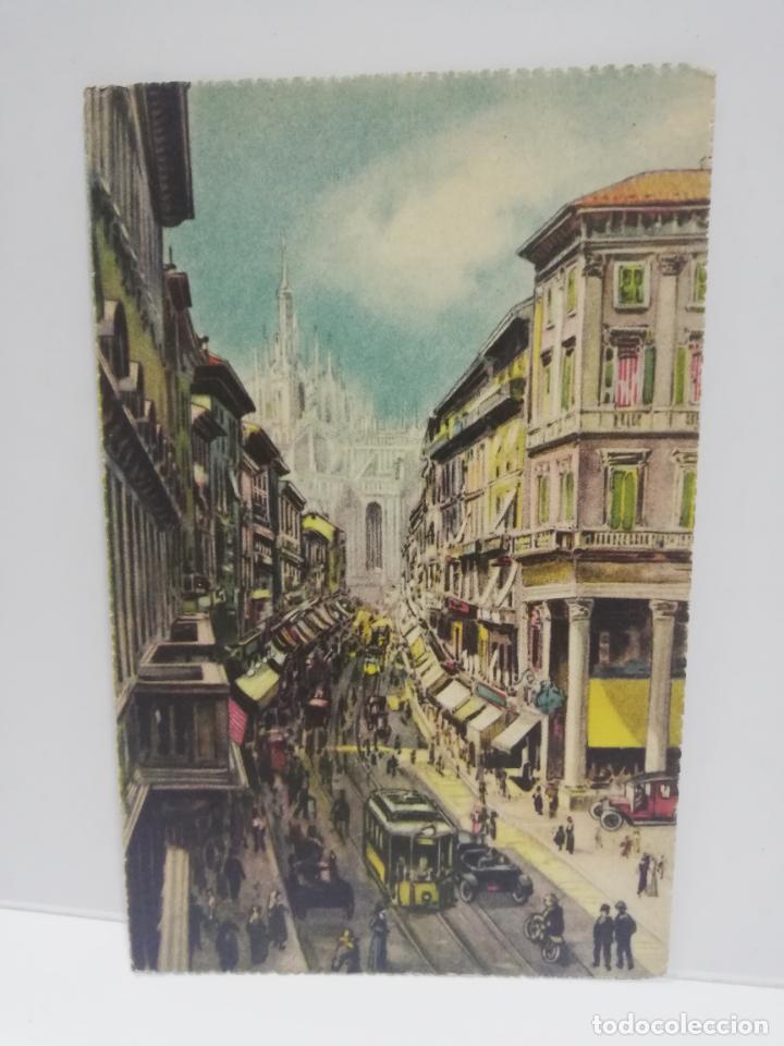 Postais: TARJETA POSTAL. ITALIA. MILAN. CORSO VITTORIO ENMANUELE.