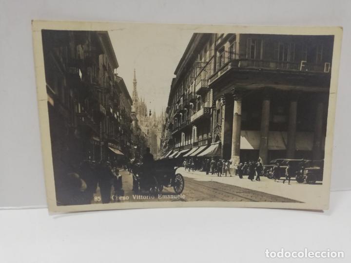 Postais: TARJETA POSTAL. ITALIA. MILAN. CORSO VITTORIO ENMANUELE.
