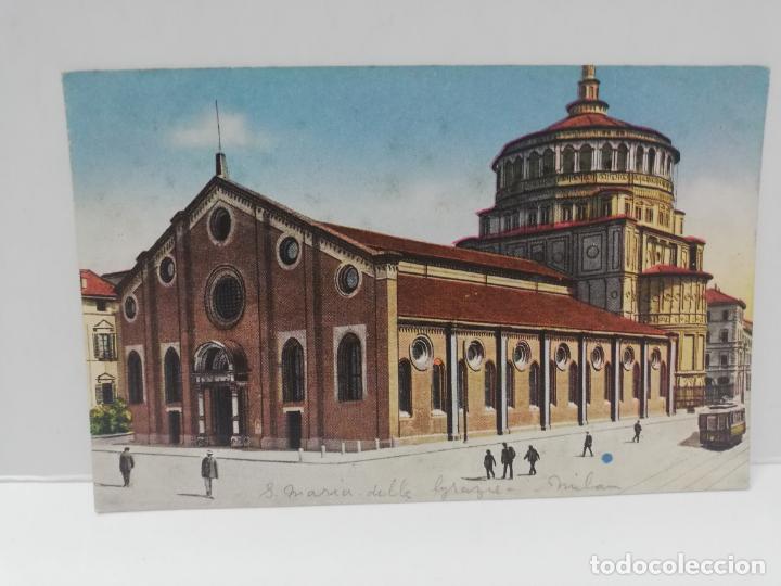 Postais: TARJETA POSTAL. ITALIA. MILAN. CHIESA DI S. MARIA DELLE GRAZIE.