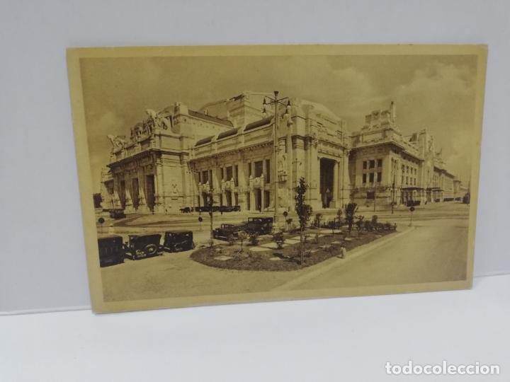Postais: TARJETA POSTAL. ITALIA. MILAN. NUOVA STAZIONE CENTRALE.