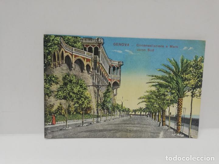Postais: TARJETA POSTAL. ITALIA. GENOVA. CIRCONVALLAZIONE A MARE VERSO SUD.