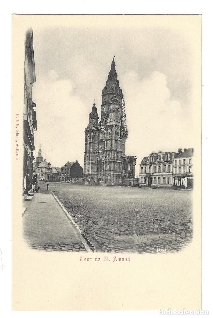 Postales: CARTE POSTALE- TOUR DE ST. AMAND. P. & g. GIARD. FRANCE. FRANCIA- INVERSE INDIVISE