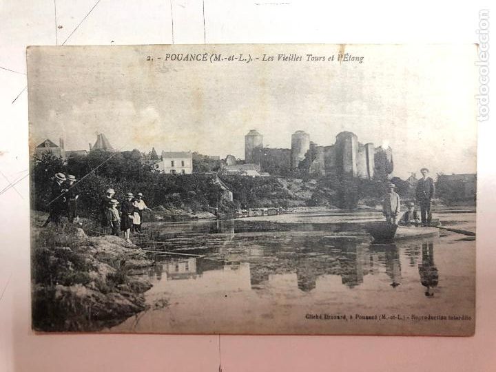 Postales: TARJETA POSTAL DE POUANCE- LES VIEILLES TOURS ET L'ETANG. FRANCIA