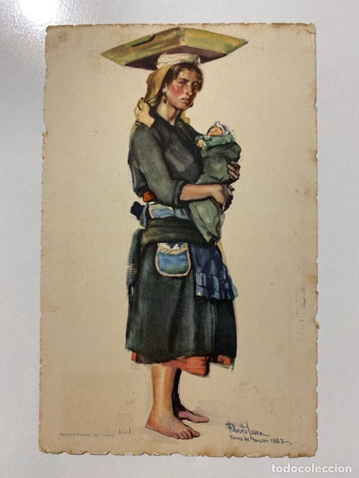 Cartes Postales: TARJETA POSTAL. PORTUGAL. COSTUMES PORTUGUESES. SERIE B. N&ordm; 12. POVOA DO VARZIM. PEIXEIRA. VER