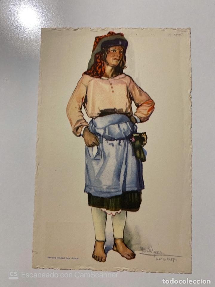 Cartoline: TARJETA POSTAL. PORTUGAL. COSTUMES PORTUGUESES. SERIE B. N&ordm; 25. LEIRIA. CAMPONESA. VER
