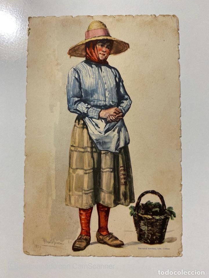 Postcards: TARJETA POSTAL. PORTUGAL. COSTUMES PORTUGUESES. SERIE B. N&ordm; 36. ALGARVE. CAMPONESA. VER