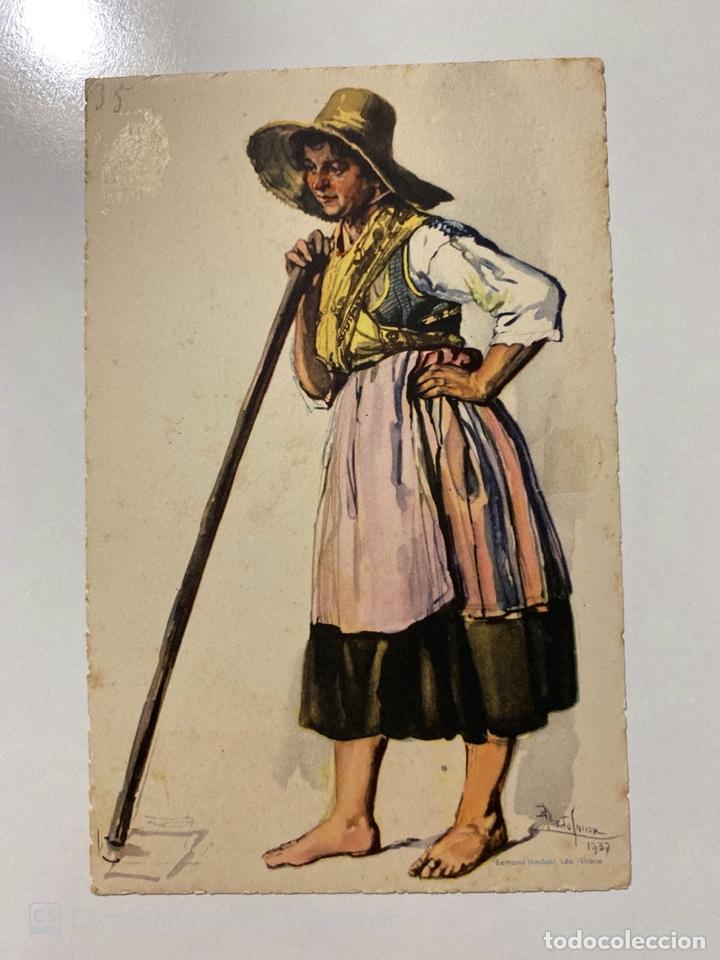 Postcards: TARJETA POSTAL. PORTUGAL. COSTUMES PORTUGUESES. SERIE B. N&ordm; 6. VIANA DO CASTELO. LAVRADEIRA. VER