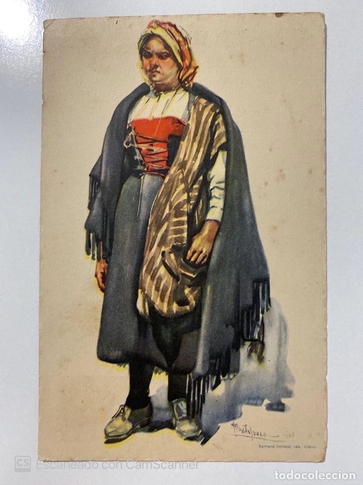Postcards: TARJETA POSTAL. PORTUGAL. COSTUMES PORTUGUESES. SERIE B. N&ordm; 5. MIRANDA DO DOURO. CAMPONESA. VER