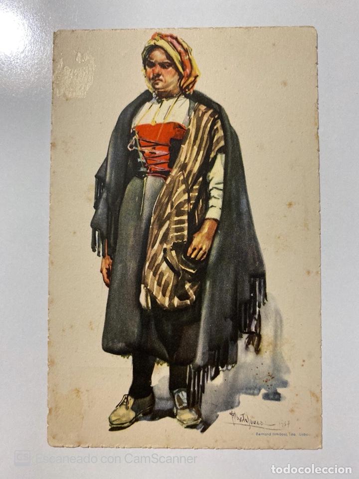 Postcards: TARJETA POSTAL. PORTUGAL. COSTUMES PORTUGUESES. SERIE B. N&ordm; 5. MIRANDA DO DOURO. CAMPONESA. VER