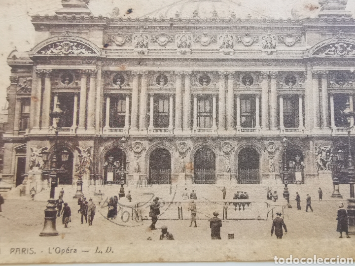 Postales: Postal de la &Oacute;pera de Par&iacute;s de 1933 - Foto 3