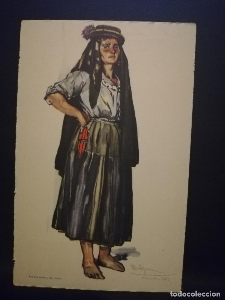 Cartes Postales: TARJETA POSTAL. PORTUGAL. COSTUMES PORTUGUESES. SERIE B. N&ordm; 24. NAZARE. PEIXEIRA. VER.
