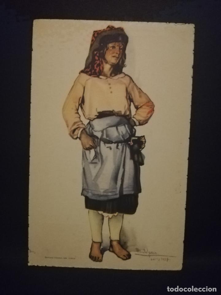 Cartes Postales: TARJETA POSTAL. PORTUGAL. COSTUMES PORTUGUESES. SERIE B. N&ordm; 26. LEIRIA. CAMPONESA. VER.