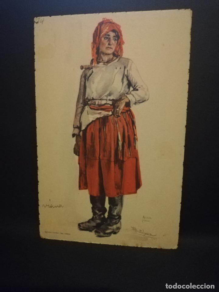 Postcards: TARJETA POSTAL. PORTUGAL. COSTUMES PORTUGUESES. SERIE B. N&ordm; 10. VIANA DO CASTELO CEIFEIRA. VER.