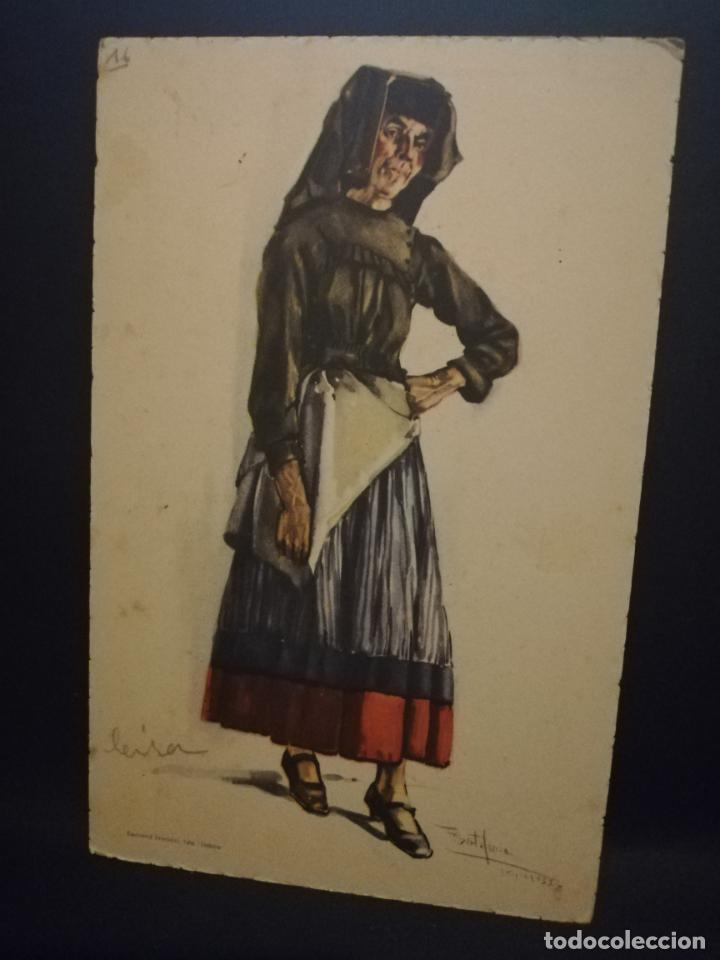 Postcards: TARJETA POSTAL. PORTUGAL. COSTUMES PORTUGUESES. SERIE B. N&ordm; 26. LEIRIA. CAMPONESA. VER.