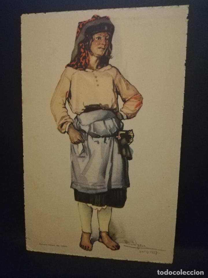 Postcards: TARJETA POSTAL. PORTUGAL. COSTUMES PORTUGUESES. SERIE B. N&ordm; 23. LEIRIA. CAMPONESA. VER.