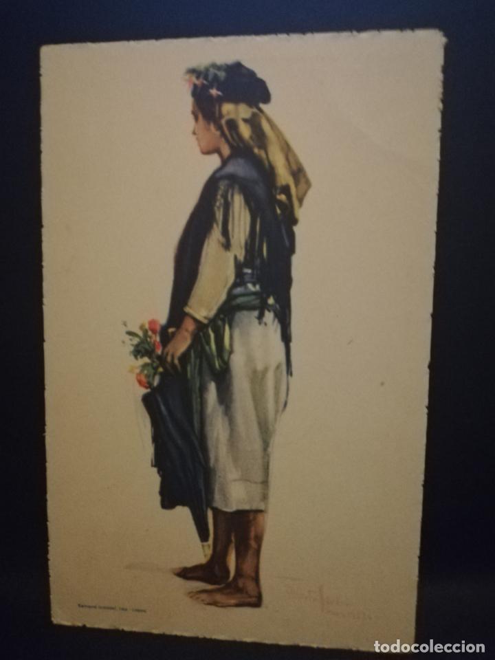 Postcards: TARJETA POSTAL. PORTUGAL. COSTUMES PORTUGUESES. SERIE B. N&ordm; 21. MIRA. CAMPONESA. VER.