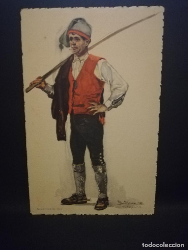 Cartoline: TARJETA POSTAL. PORTUGAL. COSTUMES PORTUGUESES. SERIE B. N&ordm; 27. RIBATEJO. CAMPINO. VER.