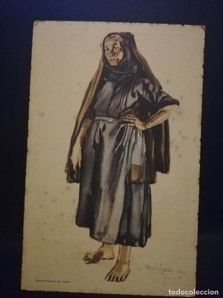 Cartoline: TARJETA POSTAL. PORTUGAL. COSTUMES PORTUGUESES. SERIE B. N&ordm; 23. NAZARE. PEIXEIRA. VER.