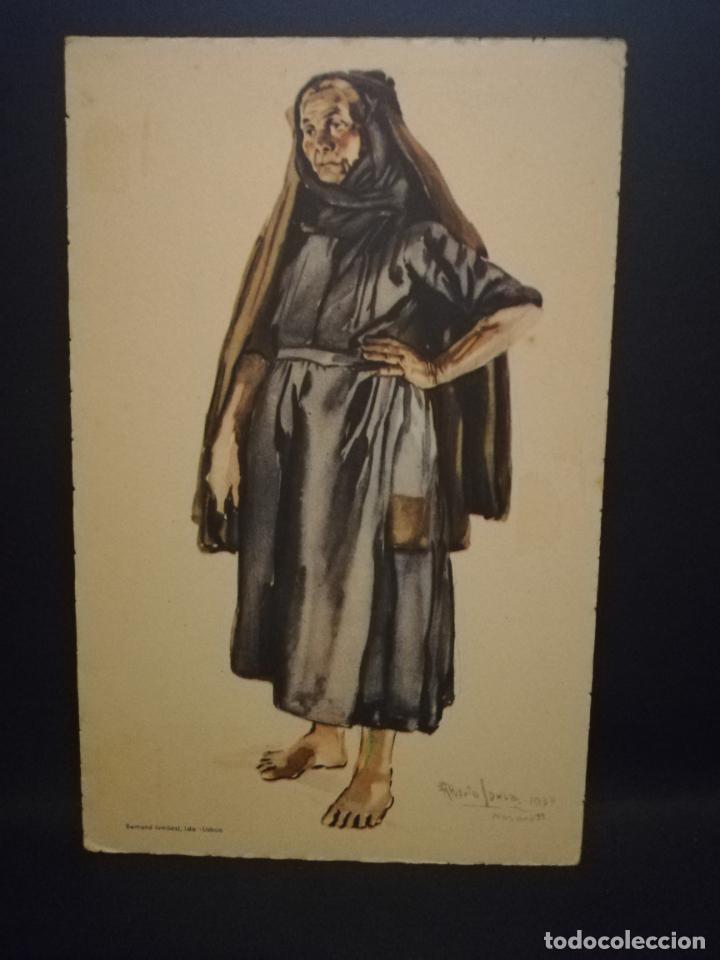 Cartoline: TARJETA POSTAL. PORTUGAL. COSTUMES PORTUGUESES. SERIE B. N&ordm; 23. NAZARE. PEIXEIRA. VER.