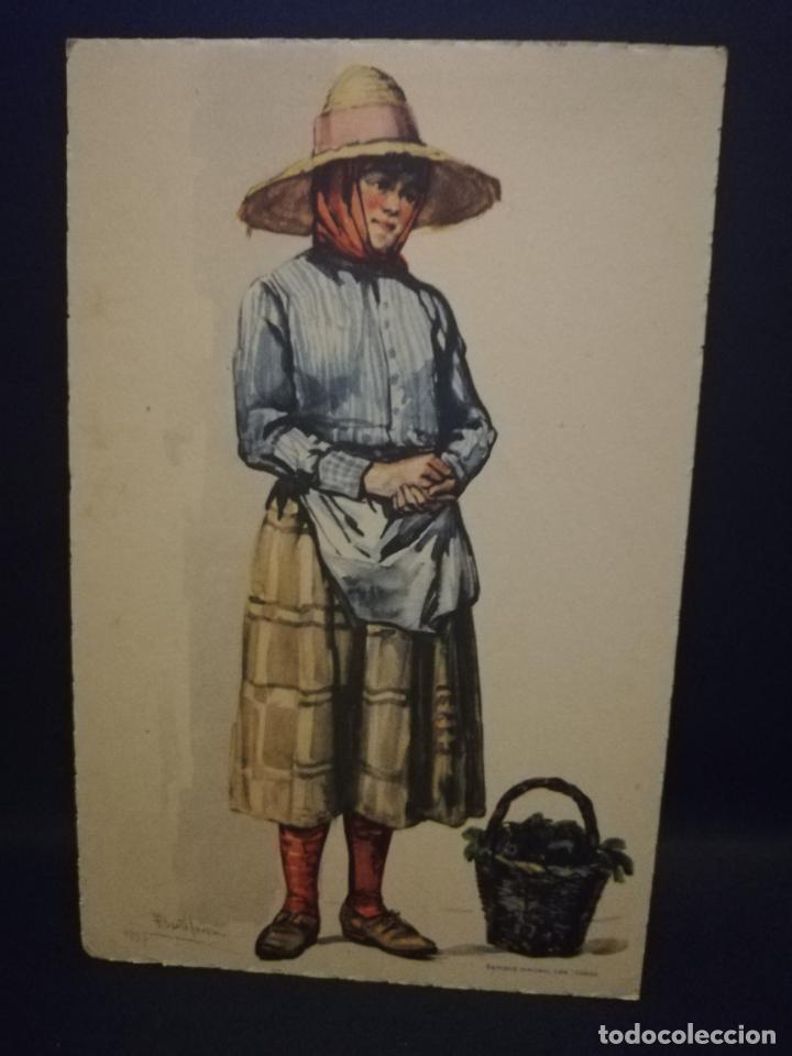Cartoline: TARJETA POSTAL. PORTUGAL. COSTUMES PORTUGUESES. SERIE B. N&ordm; 36. ALGARVE. CAMPONESA. VER.