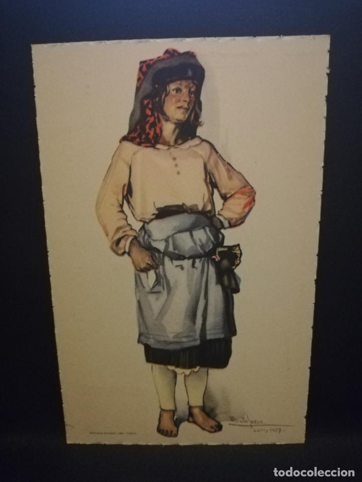 Cartoline: TARJETA POSTAL. PORTUGAL. COSTUMES PORTUGUESES. SERIE B. N&ordm; 25. LEIRIA. CAMPONESA. VER.