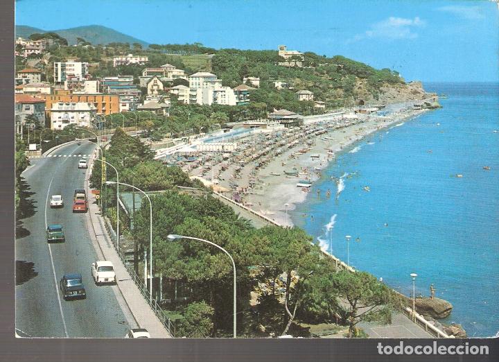 Cartoline: Celle Ligure. Spiaggia. Playa. Italia. Sellos. 1976