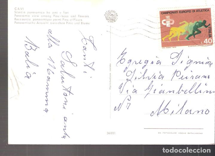 Postales: Cavi. Italia. Sello. - Foto 2