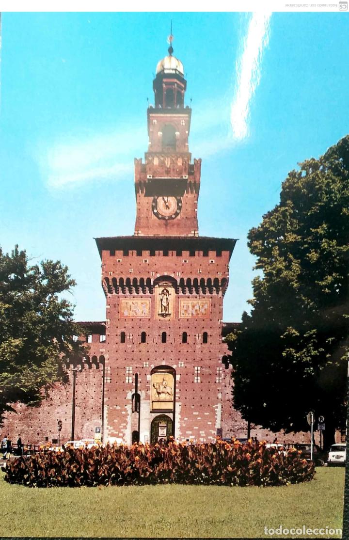 Postales: Mil&aacute;n. Castillo de los Sforza. Nueva. Color
