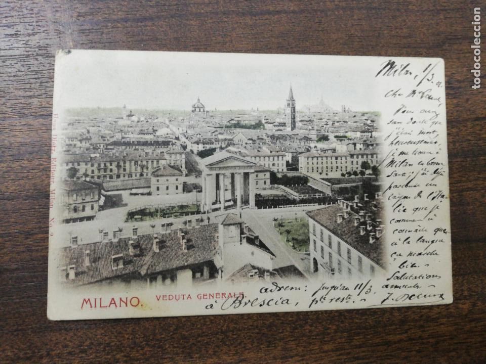 Cartoline: TARJETA POSTAL. ITALIA. MILANO. VEDUTA GENERALE.