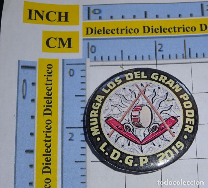 Postales: CHAPA BROCHE INSIGNIA. CARNAVALES. MURGA LOS DEL GRAN PODER 2019 - Foto 1