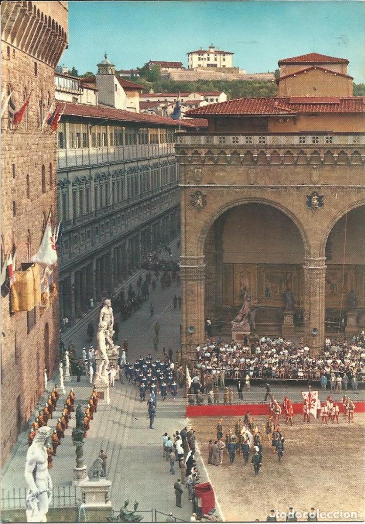 Postcards: [POSTAL] Piazza della Signoria. Giuoco del calcio visto dell'alto. Firenze (Italia) (sin circular)