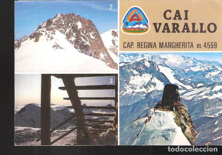Cartoline: Capanna Gegina Marguerita. Dofour. Zumstein.Cai Cavallo. Lyskamm. Cervino. Italia. Sellado.