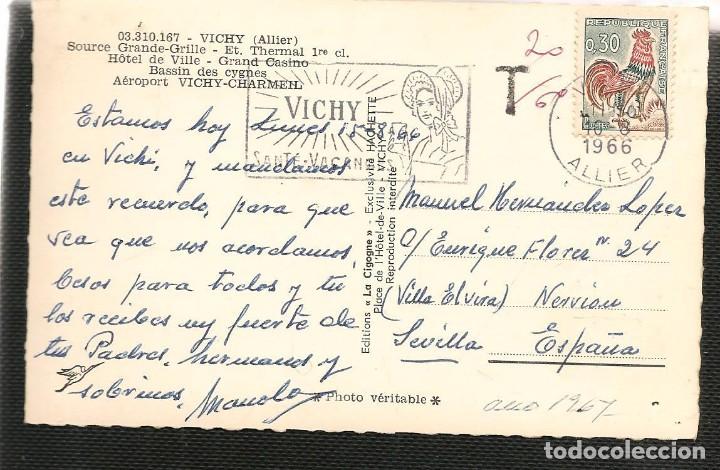 Postales: POSTAL: VICHY (ALLIER) (P/C49) - Foto 2