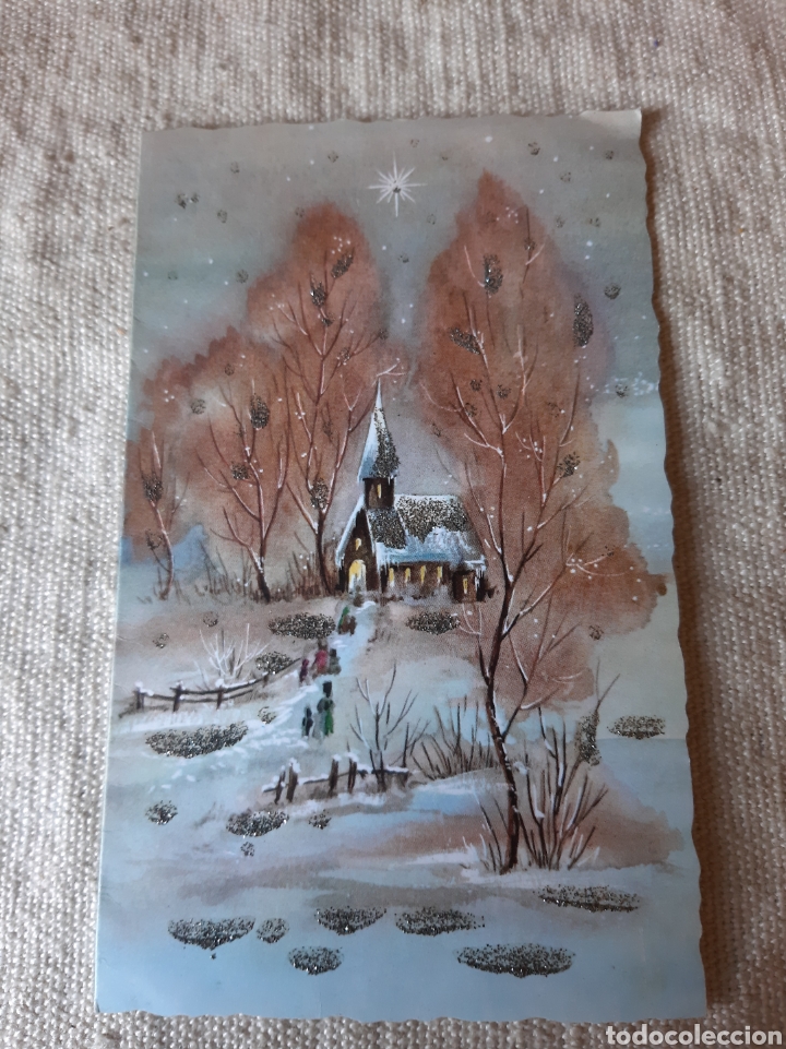 Postales: 1965 FELICITACI&Oacute;N NAVIDE&Ntilde;A KRUGER ALEMANIA ESCRITA