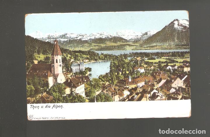 Postales: 1 postal de suiza thun - Foto 1