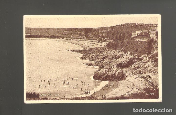 Postales: 1 postal de gb langland bay gales