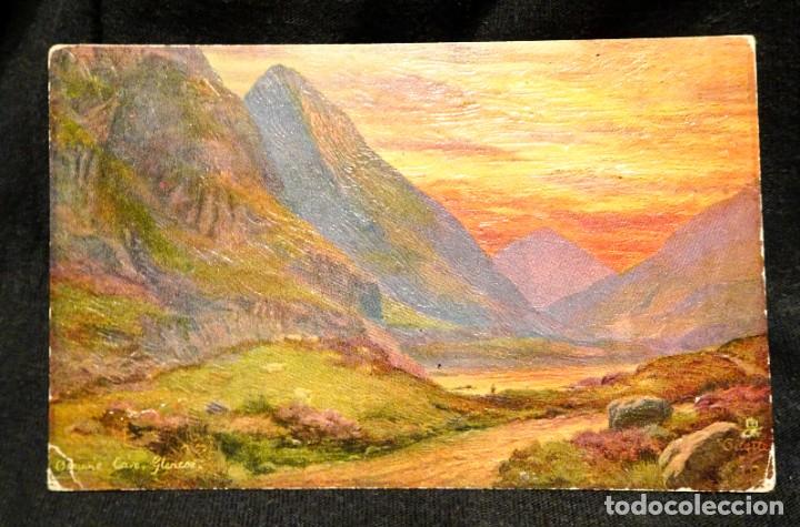 Postais: Postal Escocia Tuck's Glencoe Ossians's Cave