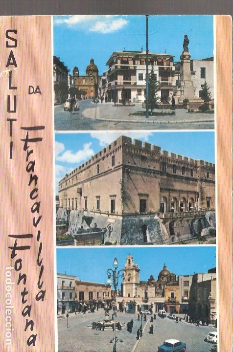 Cartoline: Saluti da Francavilla Fontana. Italia.