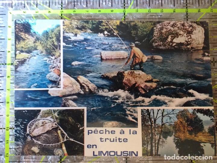 Postales: POSTAL FRANCIA 1970 CIRCULADA Y SELLADA - PESCA DE LA TRUCHA EN LIMOUSIN