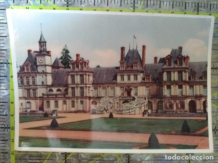 Postales: POSTAL FRANCIA 1965 CIRCULADA Y SELLADA / LA CH&Aacute;TEAU DE FONTINEBLEAU - LA FACADE